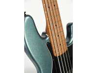 Fender  Contemporary Active Jazz Bass HH V Roasted Maple Fingerboard Black Pickguard Gunmetal Metallic B-Stock
